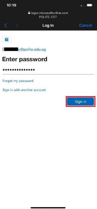 Enter your password.